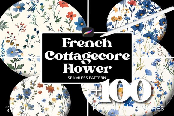 100 Procreate French Cottagecore Flower: A Strategic Asset for Digital Creators
