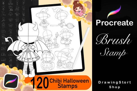 120 Procreate Chibi Halloween Stamps: A Practical Guide to Efficient Digital Art