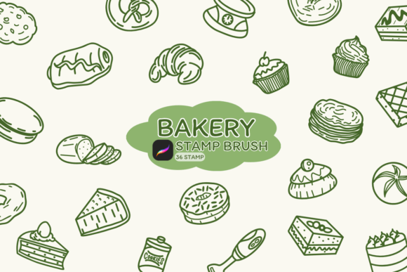 Bakery: Elevating Your Creative Projects with Sketch-Style Procreate Brushes