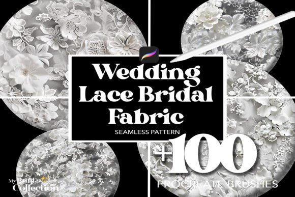 Elevate Your Digital Art with 100 Procreate Wedding Lace Bridal Brushes