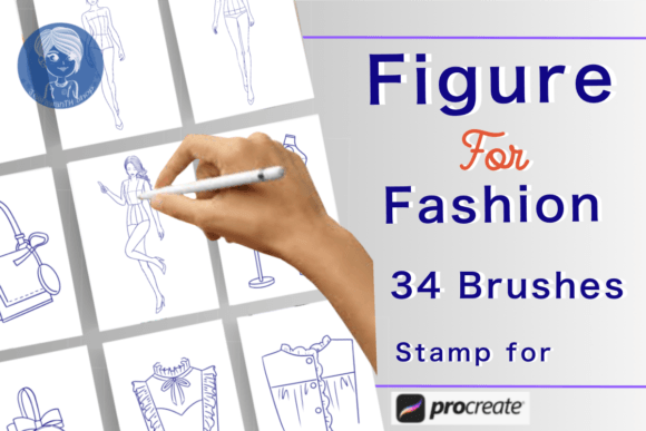 Figure for Fashion Brush Stamp Procreate: A Practical Evaluation for Designers