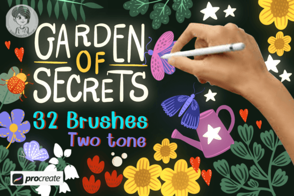 Garden of Secrets Brush Stamp Procreate: Unlocking Artistic Potential with Precision and Style