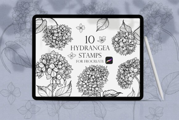 Hydrangea Procreate Stamps: A Practical Evaluation for Digital Artists