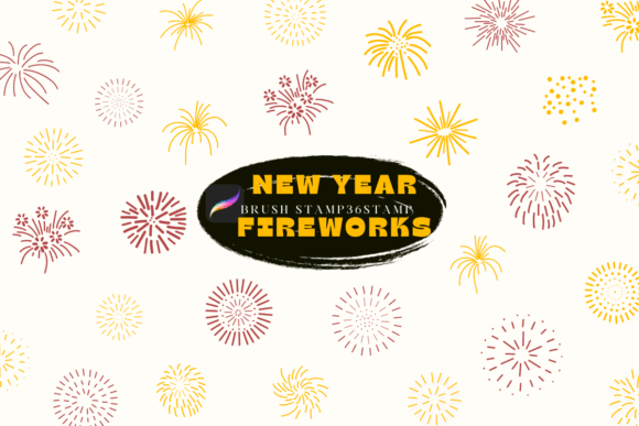 Illuminating Creative Workflows with New Year Fireworks Procreate Stamp Brushes
