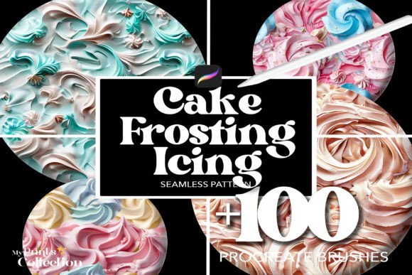 Mastering Digital Confectionery: A Guide to 100 Procreate Cake Frosting Icing Brushes