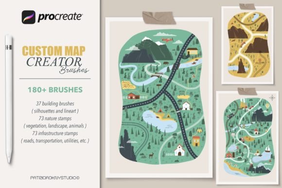 Procreate Custom Map Creator Kit: Your Gateway to Digital Cartography