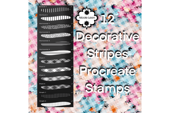 Procreate Decorative Stripes Stamps: A Strategic Asset for Digital Design