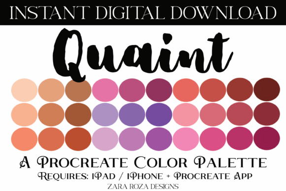 Quaint Procreate Color Palette: A Workflow Guide for Digital Artists
