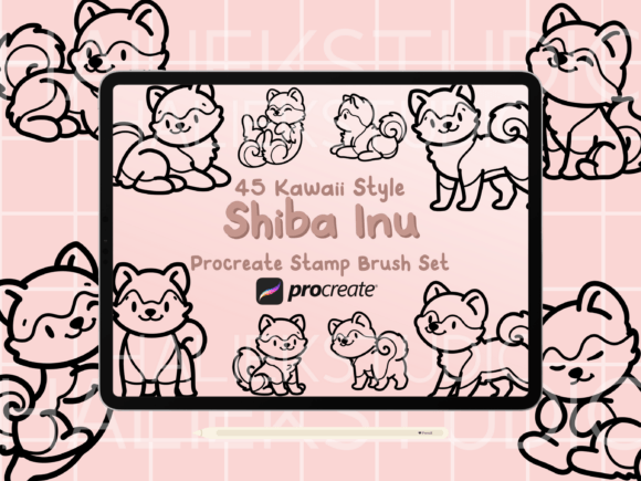 Shiba Inu Procreate Stamp Brush Set: A Practical Evaluation